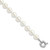 Majestik Sterling Silver Rhodium-plated 8-9mm White Imitation Shell Pearl Hand-knotted Bracelet