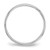 Platinum 2mm Half Round Wedding Band Size 4.5