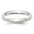 Platinum 3mm Comfort-Fit Wedding Band Size 10
