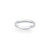 Platinum 3mm Half Round Wedding Band Size 7