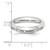Platinum 4mm Comfort-Fit Wedding Band Size 10.5