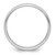 Platinum 4mm Half Round Wedding Band Size 4