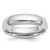 Platinum 5mm Comfort-Fit Wedding Band Size 4