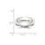 Platinum 6mm Lightweight Comfort-Fit Wedding Band Size 7.5