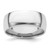 Platinum 8mm Lightweight Comfort-Fit Wedding Band Size 10.5