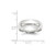 Platinum 8mm Lightweight Comfort-Fit Wedding Band Size 10.5