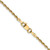 14K 26 Inch 1.85mm Diamond-cut Quadruple Rope Lobster Clasp Chain