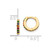Prizma Sterling Silver Gold-tone 14K Flash Gold-plated Colorful CZ Small Hinged Hoop Earrings