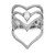 Pure Fire Sterling Silver Rhod-plated CZ Ring - QR-928DE93F-6847