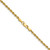 14K 26 inch 2.25mm Diamond-cut Rope with Lobster Clasp Chain