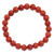 Reconstituted Coral 8.5mm Beaded Stretch Bracelet