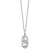 Sentimental Expressions Sterling Silver Rhodium-plated CZ Best Friends Forever 18in Necklace