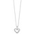 Sentimental Expressions Sterling Silver Rhodium-plated CZ Lifetime Friend 18in Necklace