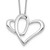 Sentimental Expressions Sterling Silver Rhodium-plated Daughter A Part of My Heart 18 Inch Necklace