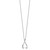 Sentimental Expressions Sterling Silver Rhodium-plated Polished I Wish You the Best 18in Necklace