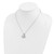 Sentimental Expressions Sterling Silver Rhodium-plated Polished Maternal Bond 18in Necklace