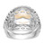 Shey Couture Sterling Silver Antiqued Freshwater Cultured Pearl and Diamond Ring - QT-3982486C-7308