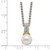 Shey Couture Sterling Silver Rhodium-plated with 14K Accent 18 Inch 8-9mm Freshwater Cultured Pearl Necklace