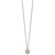 Shey Couture Sterling Silver Rhodium-plated with 14K Accent Diamond 18 inch Necklace