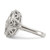 Shey Couture Sterling Silver Rhodium-plated with 14K Accent Diamond Vintage Ring - QT-5381B8D8-1914