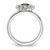 Shey Couture Sterling Silver Rhodium-plated with 14k Accent London Blue Topaz Ring - QT-781AEBF7-2563