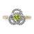 Shey Couture Sterling Silver Rhodium-plated with 14k Accent Peridot Ring - QT-90636105-9845