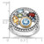 Shey Couture Sterling Silver Rh-plated w/14k Accent .47Citrine/.93Swiss Blue Topaz/.15Light Blue Topaz/.13Peridot/.67Garnet/.39Wht Topaz Ring - QT-40F3BA12-3538