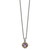 Shey Couture Sterling Silver with 14K Accent 18 Inch Antiqued Cushion Amethyst Necklace - QT-1585F93A-2717