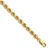14K 26 inch 4.25mm Diamond-cut Rope with Lobster Clasp Chain