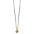 Shey Couture Sterling Silver with 14K Accent 18 Inch Antiqued Cushion Citrine Necklace - QT-E1E158E9-1759