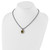 Shey Couture Sterling Silver with 14K Accent 18 Inch Antiqued Oval Citrine Necklace - QT-D8976600-1482