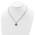Shey Couture Sterling Silver with 14K Accent 18 Inch Antiqued Round Garnet Necklace