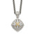 Shey Couture Sterling Silver with 14K Accent 18 Inch Diamond Necklace - QT-C94CF4B1-9040