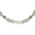 Shey Couture Sterling Silver with 14K Accent 18.5 Inch Antiqued 8-8.5mm Freshwater Cultured Pearl Necklace