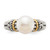 Shey Couture Sterling Silver with 14K Accent Antiqued 8mm Freshwater Cultured Pearl Ring - QT-CABC7A69-1379