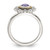 Shey Couture Sterling Silver with 14k Accent Antiqued Amethyst Ring - QT-B07802A3-1911
