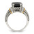 Shey Couture Sterling Silver with 14K Accent Antiqued Black Onyx and White Diamond Ring - QT-EF5E20E1-9934