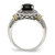 Shey Couture Sterling Silver with 14K Accent Antiqued Black Onyx Ring - QT-E8A8ED1C-1580