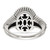 Shey Couture Sterling Silver with 14K Accent Antiqued Checkerboard-cut Black Onyx Ring - QT-79707F3E-3694