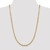 14K 26 inch 4.9mm Semi-Solid Diamond-cut Open Link Cable with Lobster Clasp Chain