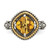 Shey Couture Sterling Silver with 14K Accent Antiqued Cushion Citrine Ring - QT-0122B73F-7406