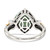 Shey Couture Sterling Silver with 14K Accent Antiqued Cushion Green Quartz Cushion Ring - QT-EB59CB76-3226