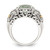 Shey Couture Sterling Silver with 14K Accent Antiqued Cushion Green Quartz Ring - QT-BEFFA130-9950