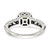 Shey Couture Sterling Silver with 14K Accent Antiqued Cushion Peridot Ring - QT-4EC8488E-9128