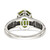 Shey Couture Sterling Silver with 14K Accent Antiqued Oval Peridot Ring - QT-AE899AC0-6802
