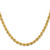 14K 26 inch 5mm Regular Rope with Lobster Clasp Chain