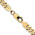 14K 26 inch 6.25mm Flat Beveled Curb with Lobster Clasp Chain