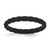 Silicone Black 3mm Braided Band - SL-A39FA162-4004