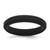 Silicone Black 4mm Ridged Edge Band - SL-D407DF93-7343