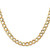 14K 26 inch 6.5mm Semi-Solid Curb with Lobster Clasp Chain